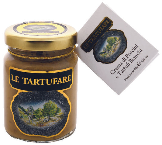 Crema di Tartufi Bianchi e Porcini 80g
